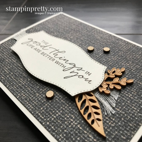 Create this card using the In Good Taste Suite from Stampin' Up! Card by Mary Fish, Stampin' Pretty