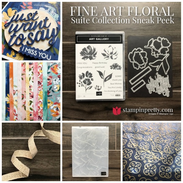 Sneak Peek Stampin Up Fine Art Floral Suite