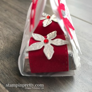 Create this Hershey Nugget Treat Holder Using Stampin' Up! Products. Mary Fish, Stampin' Pretty