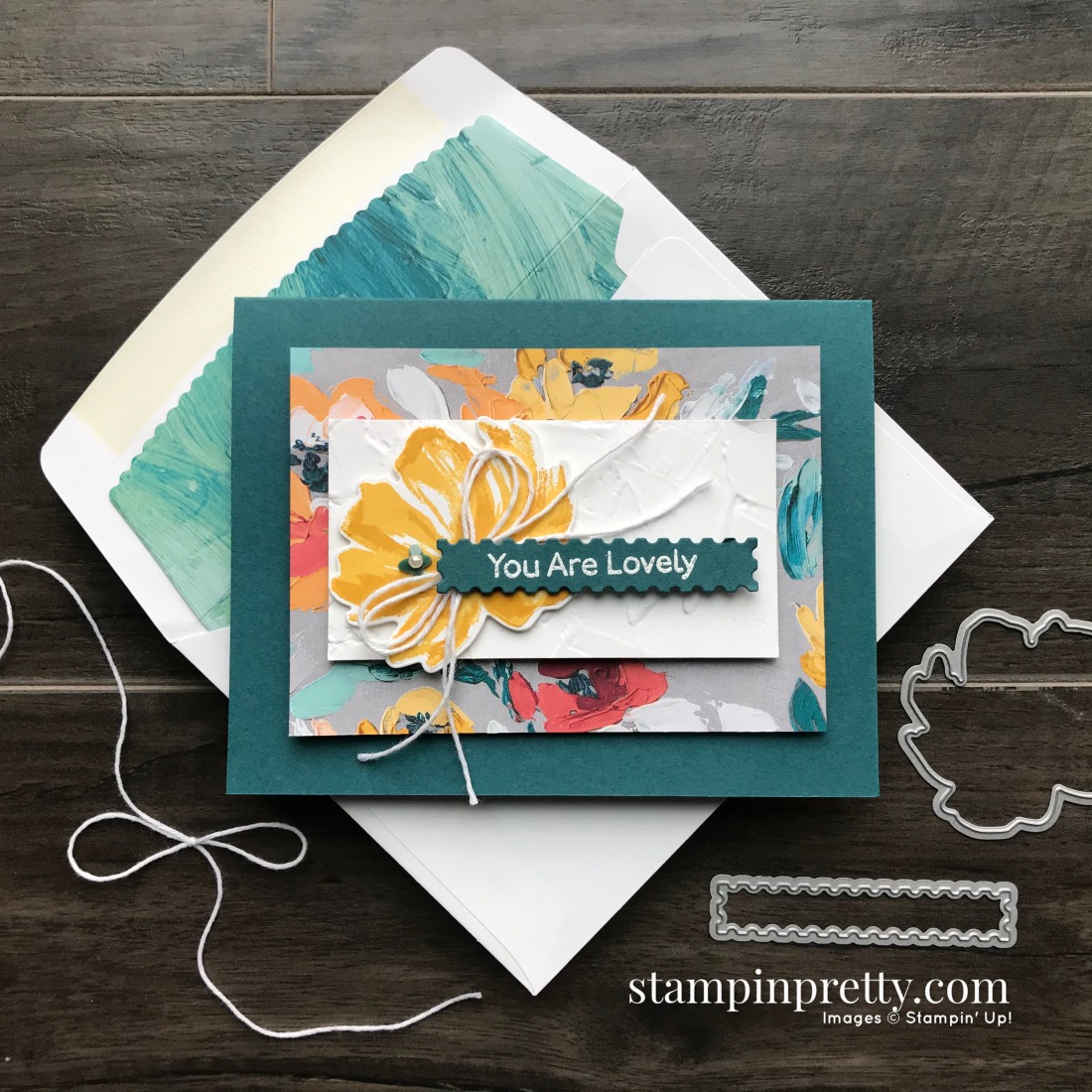 Fine Art Floral Sneak Peek - Suite by Stampin' Up! Card by Mary Fish, Stampin' Pretty