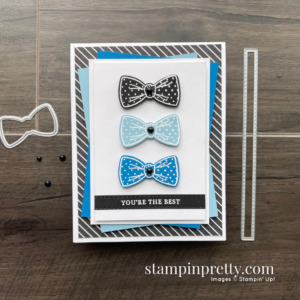 Handsomely Suited Bundle from Stampin' Up! Card by Mary Fish, Stampin' Pretty - Color Combination