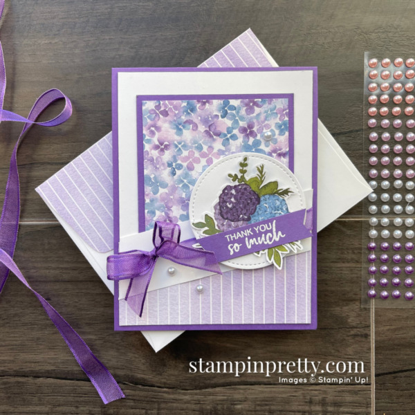 Hydrangea Hill Designer Series Paper by Stampin' Up! Mary Fish, Stampin' Pretty