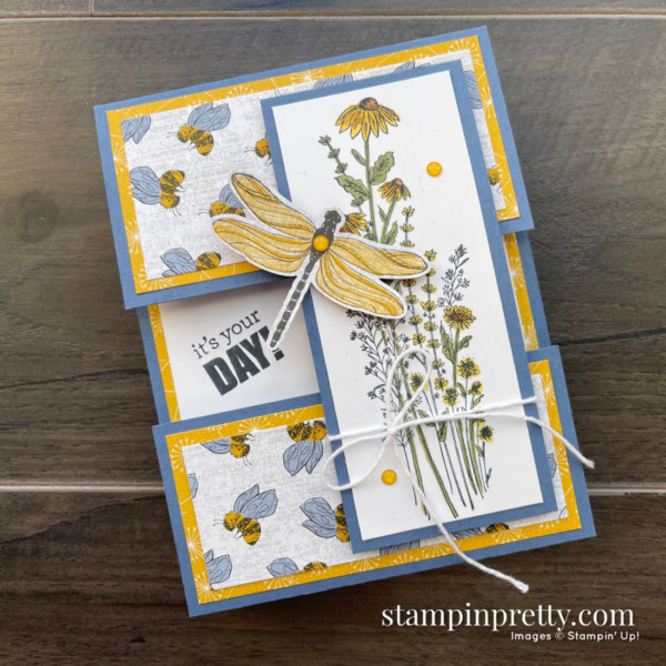 Dandy Garden Suite Collection from Stampin' Up! Birthday Card by Mary Fish, Stampin' Pretty