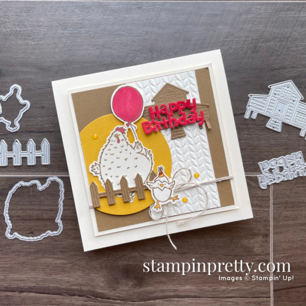 Hey Birthday Chick Bundle from Stampin' Up! Birthday Card created by Mary Fish, Stampin' Pretty!