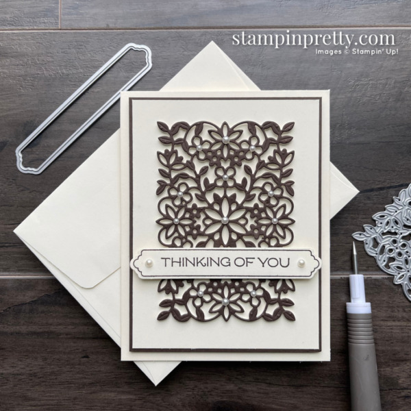Vine Design Bundle by Stampin' Up! Card by Mary Fish, Stampin' Pretty. Thinking of You