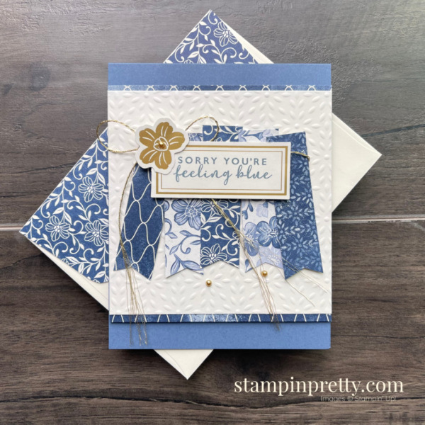 Boho Indigo from Stampin' Up! Stepped-Up Friend Card by Mary Fish, Stampin' Pretty