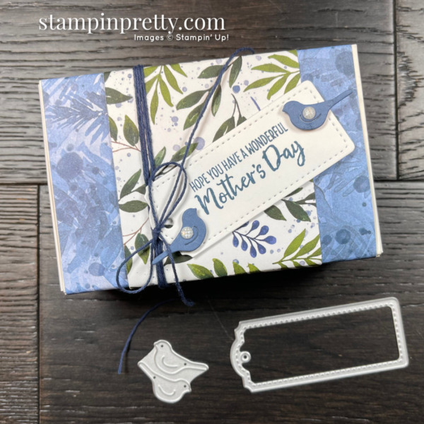 CREATE this Love You Always Treat Box with Beauty of the Earth Suite and Tailor Made Tag Dies from Stampin' Up! Mary Fish, Stampin' Pretty