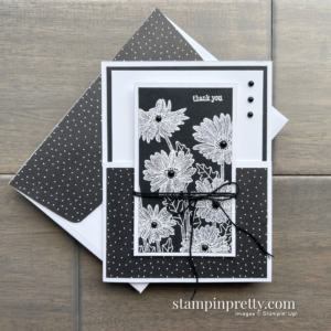 NEW! Daisy Garden Stamp by Stampin' Up! Thank you card by Mary Fish, Stampin' Pretty