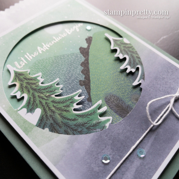 The Adventure Begins July 2021 Paper Pumpkin Alternate #1 Ombre Gift Bag- Mary Fish, Stampin' Pretty
