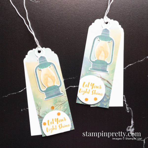 The Adventure Begins July 2021 Paper Pumpkin Alternate #2 Gift Tags Mary Fish, Stampin' Pretty