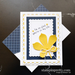 Create this card using the Love of Leaves Stamp Set and Stitched Leaves Dies by Stampin