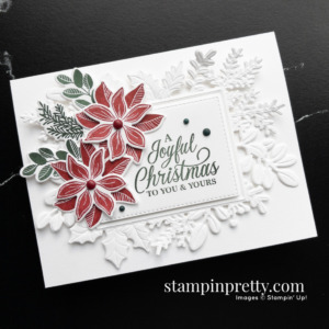 A Joyful Christmas to You and Yours Card using the Merriest Moments Bundle from Stampin