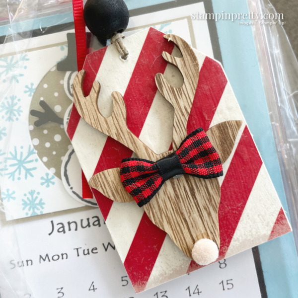 Linda White's Annual 2022 Calendar Shared by Mary Fish, Stampin' Pretty-Closeup