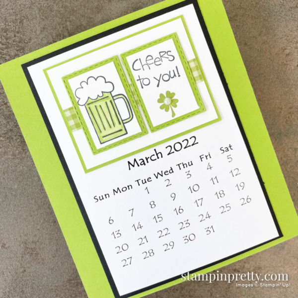Linda White's Annual 2022 Calendar Shared by Mary Fish, Stampin' Pretty - March