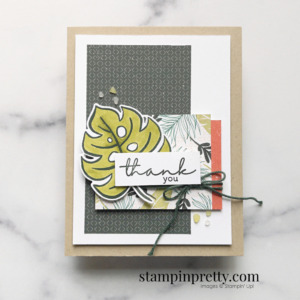 Create this Thank You Card using the Artfully Composed Suite Collection by Stampin