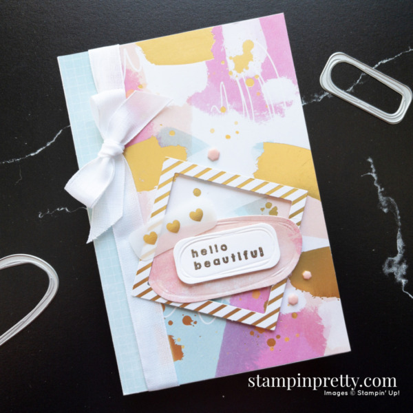 Create this card using Stampin' Up! Products from the Abstract Beauty Suite Collection. Mary Fish, Stampin' Pretty