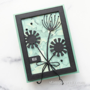 Hello Card using the Garden Wishes Bundle by Stampin' Up! Mary Fish, Stampin' Pretty Earn Tulip Rewards