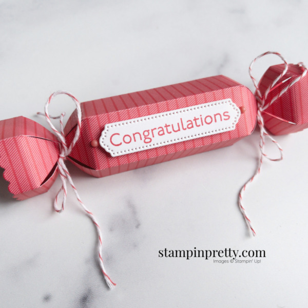 Create these Cracker Treat Boxes with New Sweet Sorbet 2022-2024 In Color Products by Stampin' Up! Created by Mary Fish, Stampin' Pretty