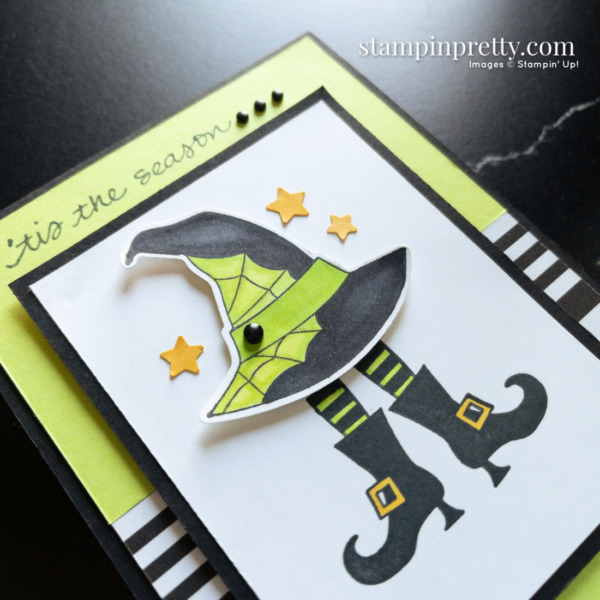 Create this Halloween Card using the Bewitching Bundle from Stampin' Up! Card by Mary Fish, Stampin' Pretty Shop Online 247