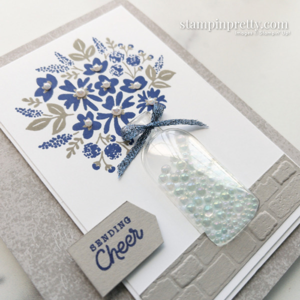 Create this Sending Cheer Card with Bottled Happiness Bundle by Stampin' Up! Shop Online with Mary Fish, Stampin' Pretty