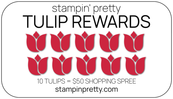 Stampin' Pretty Tulip Rewards RED 2022