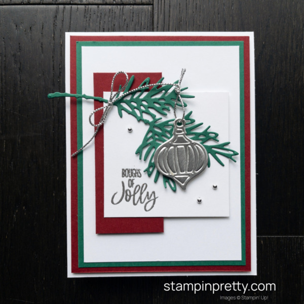 Create this card using the Decorated with Happiness Bundle by Stampin' Up! Mary Fish, Stampin' Pretty Shop Online 24-7