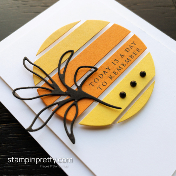 Create a card using the Splendid Day Bundle by Stampin' Up! Window Sheets and Layering Circle Die - Mary Fish, Stampin' Pretty!