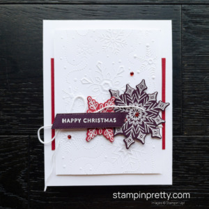 Create this Happy Christmas Card with the Joyful Flurry Bundle from Stampin