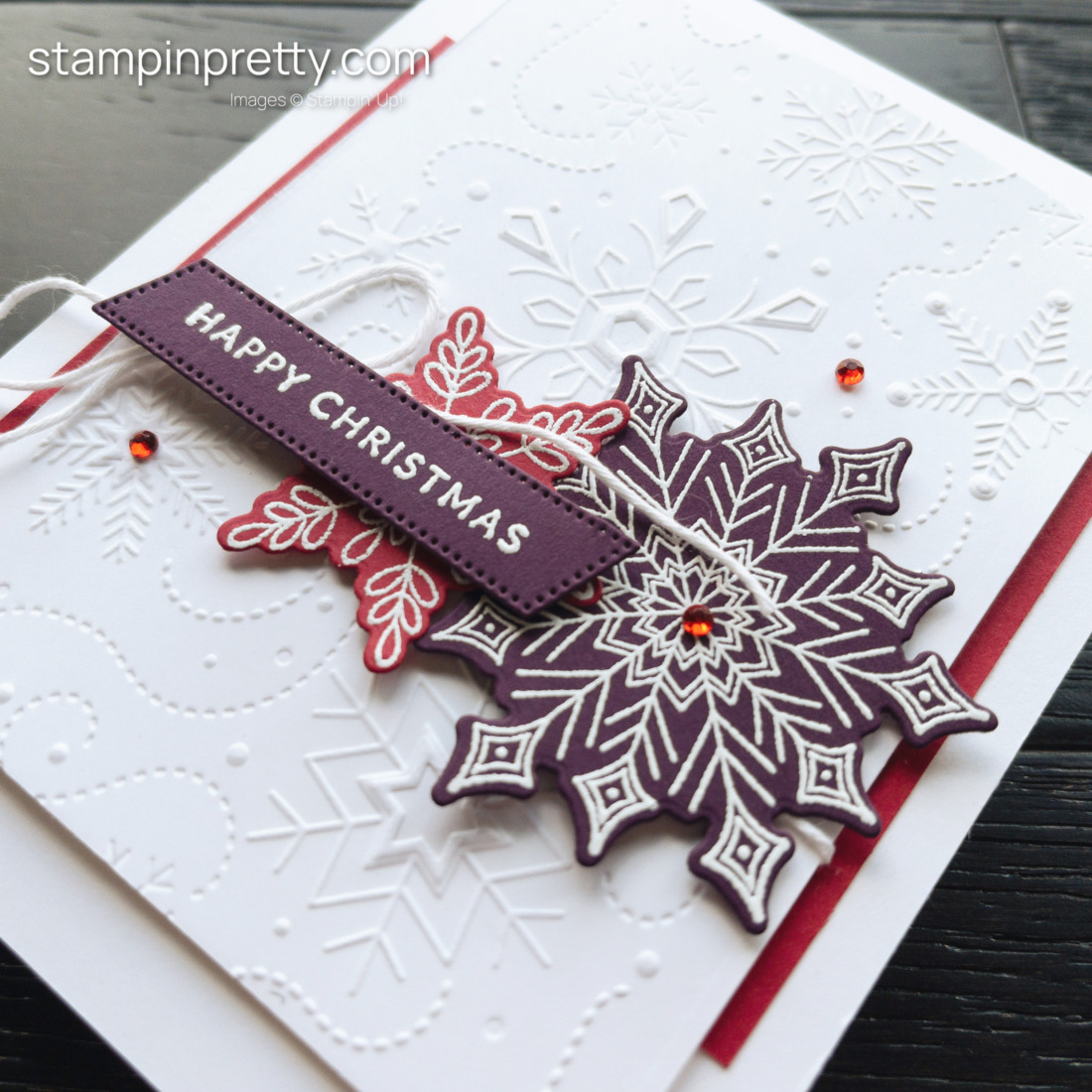 A Happy Christmas Card with the Joyful Flurry Bundle