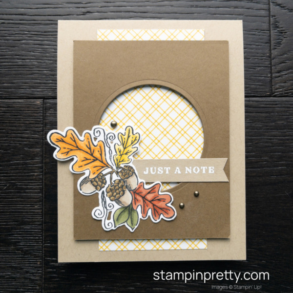 Create this card using the Fond of Autumn Bundle from Stampin' Up! Mary Fish, Stampin Pretty Earn Tulip Rewards