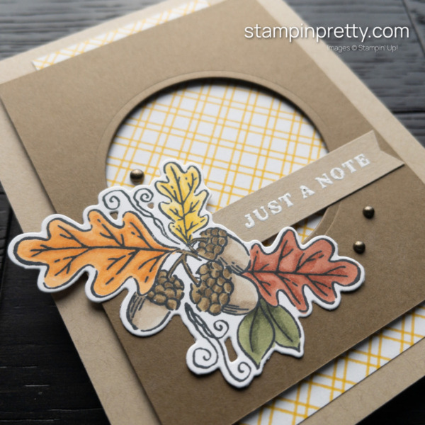 Create this card using the Fond of Autumn Bundle from Stampin' Up! Mary Fish, Stampin Pretty Earn Tulip Rewards for a $50 Shopping Spree