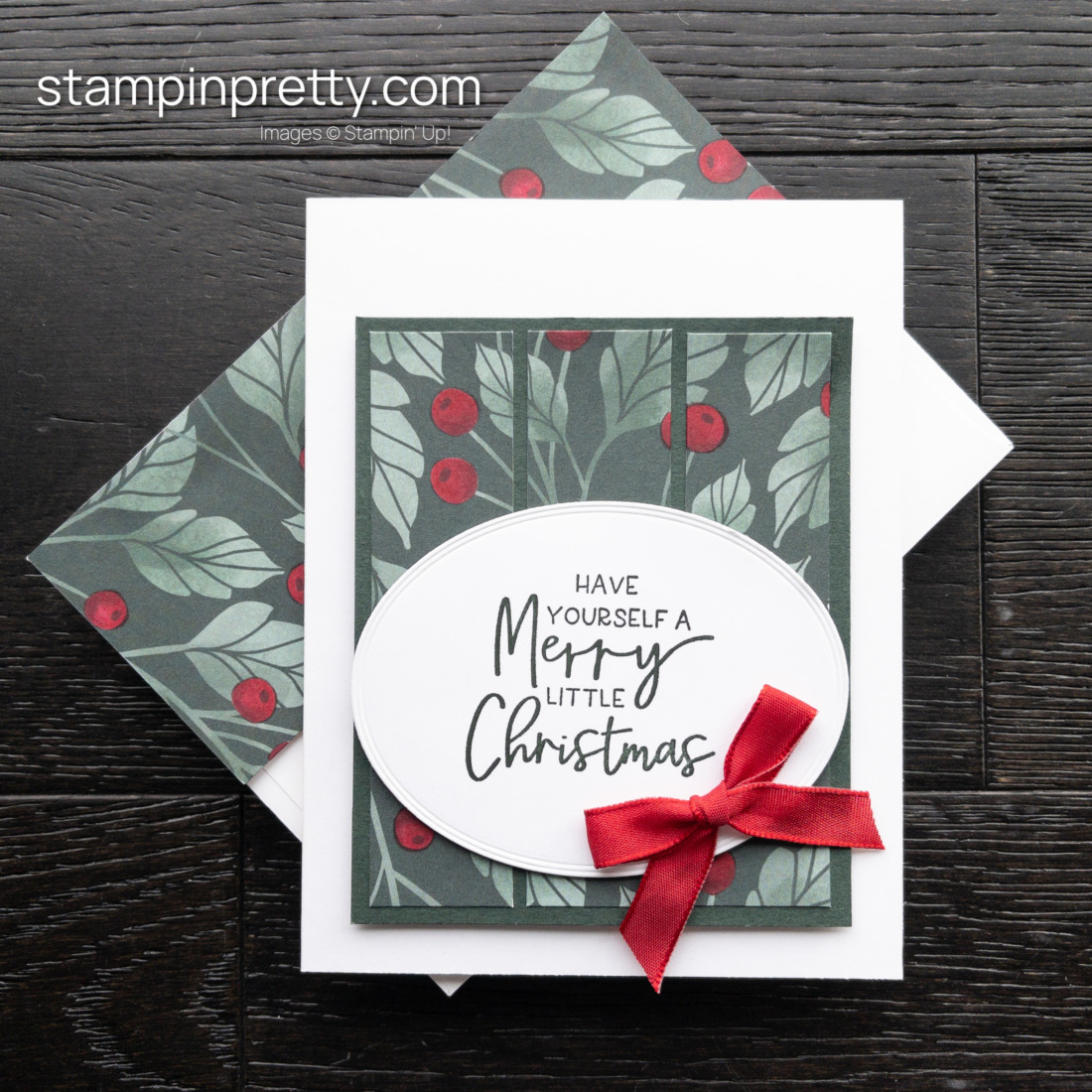 Quickly Construct Christmas Cards with Fitting Florets