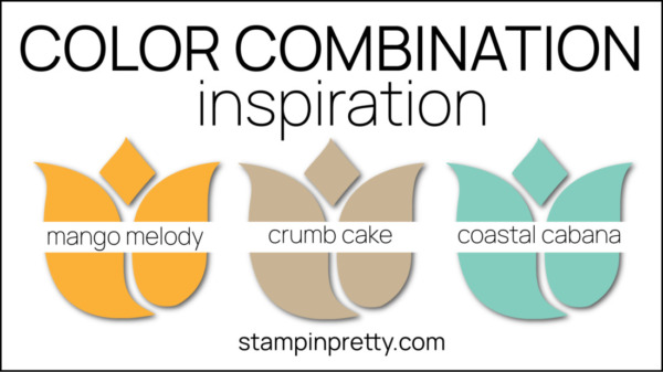 Color Combinations Modern Mango Melody, Crumb Cake, Coastal Cabana