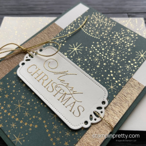Create a Gorgeous Merry Christmas Card using the Brightest Glow Bundle by Stampin