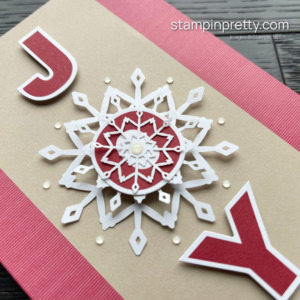 Create this fun Joy Card with the Ho Ho Ho October 2022 Paper Pumpkin Alternate +1 By Mary Fish, Stampin