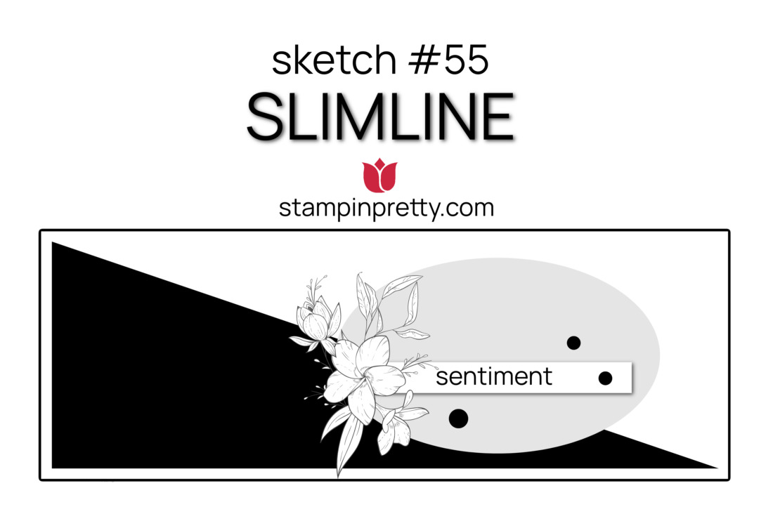 Stampin' Pretty Sketch #55 for Sketchbook
