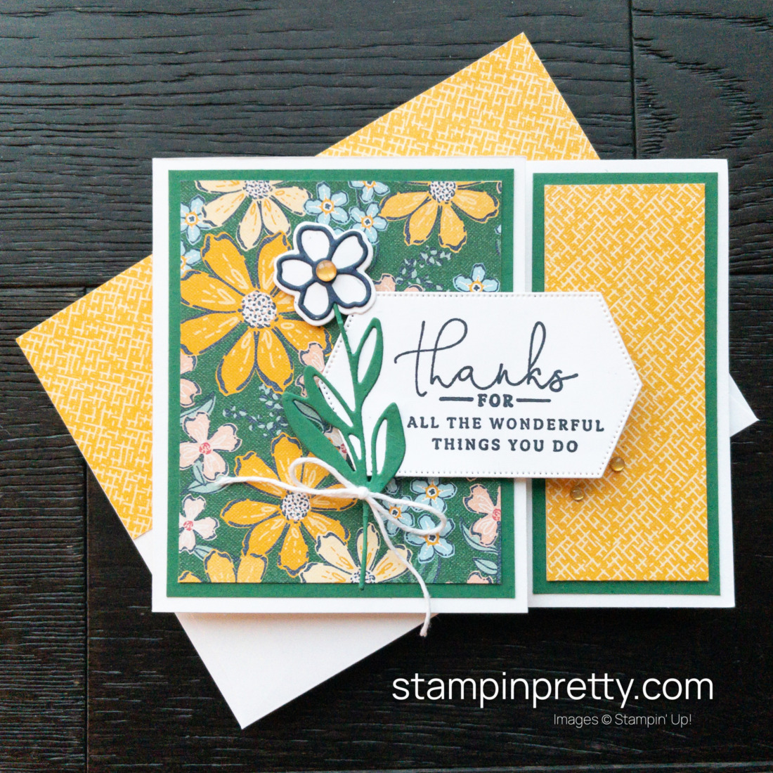 Stampin Up Sentimental Park & A Simple Card For Making Multiples