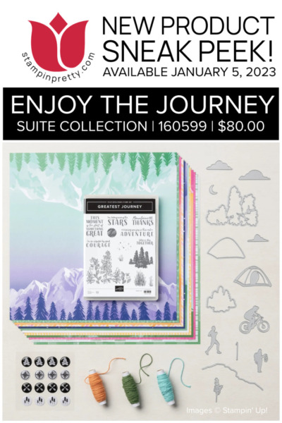 Enjoy the Journey Suite Collection from Stampin' Up 160599 $80 - Mary Fish Stampin' Pretty - Available January 5, 2023