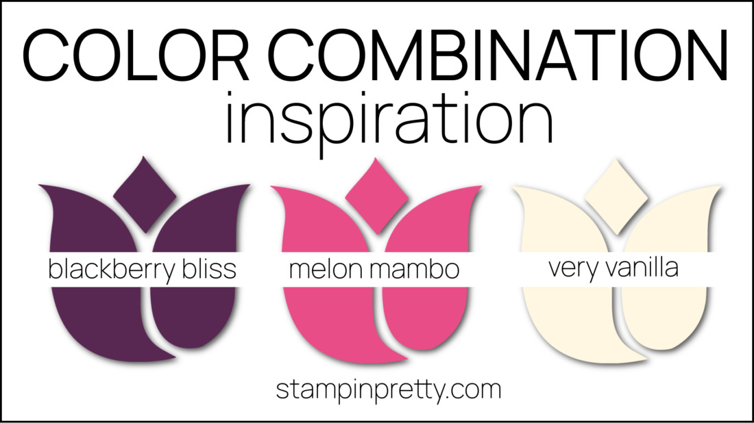 Color Combinations New Valentine Inspired - Blackberry Bliss, Melon Mambo, Very Vanilla