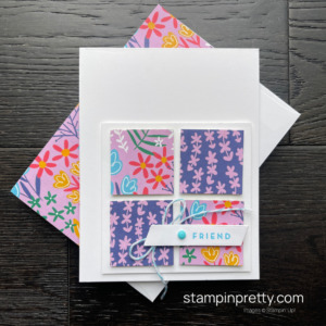 Construct this card using the Flowers and More Designer Series Paper from Stampin