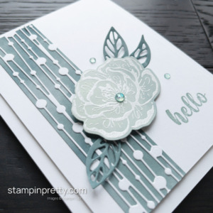 A Handmade Hello Card with the all new Hello Irresistible Suite Collection From Stampin