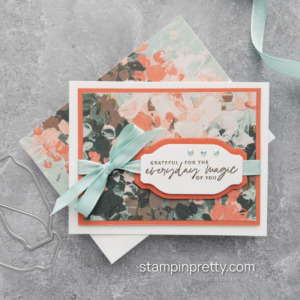 A gorgeous card using products from Stampin