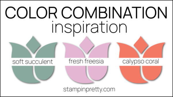 Color Combinations Inspired by Fancy Flora Designer Series Paper - Soft Succulent, Fresh Freesia and Calypso Coral