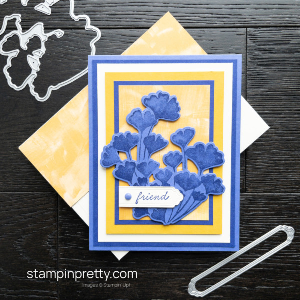 Groovin' with a Ginkgo Branch Friend Card - Ginkgo Branch Bundle from Stampin' Up! Design Mary Fish, Stampin' Pretty
