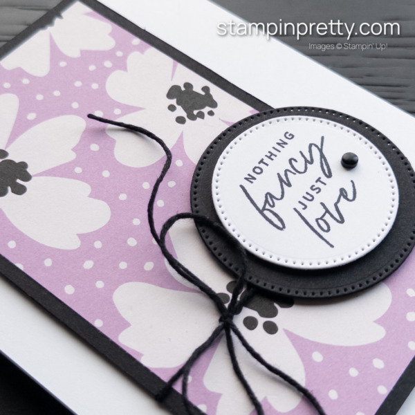 Create a friend card using the Delightfully Eclectic Designer Series Paper from Stampin' Up! Card design by Mary Fish, Stampin' Pretty (2)