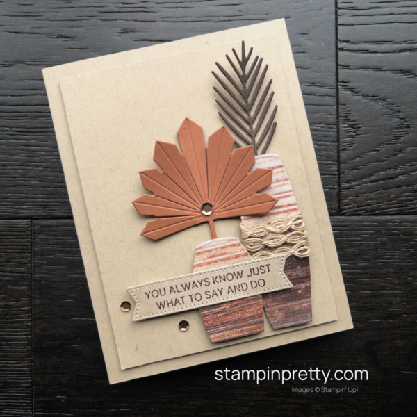 Create this friend card with the NEW Earthen Elegance Suite Collection from Stampin' Up! Card Design by Mary Fish, Stampin' Pretty (3)