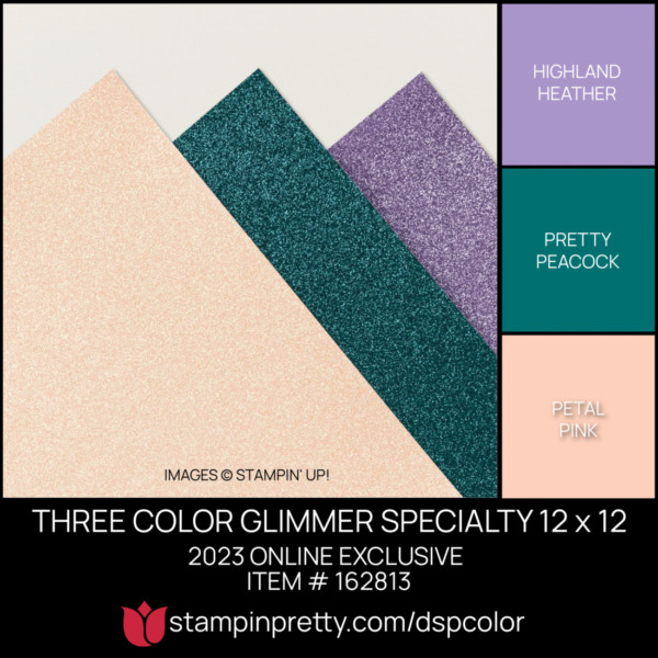 THREE COLOR GLIMMER SPECIALTY Coordinating Colors 162813 Stampin' Pretty Mary Fish Shop Online 24-7