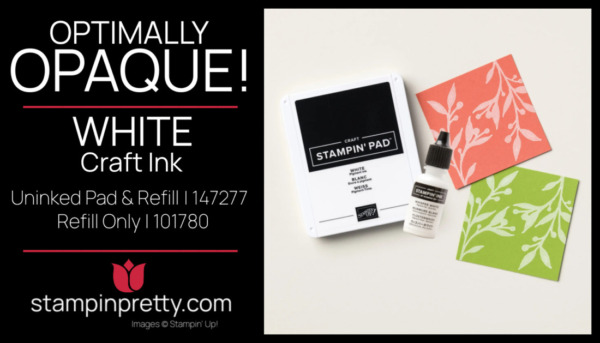 _White Craft Uninked Pad and Refill from Stampin' Up! Purchase online from Mary Fish, Stampin' Pretty 2023