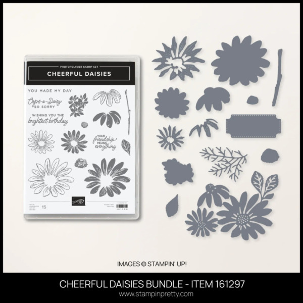 CHEERFUL DAISIES BUNDLE - ITEM 161297 FROM STAMPIN' UP! ORDER FROM MARY FISH - STAMPIN' PRETTY - EARN TULIP REWARD