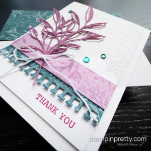 Create a Thank You Card using the Masterfully Made Suite Collection from Stampin' Up! Card by Mary Fish, Stampin' Pretty (6)